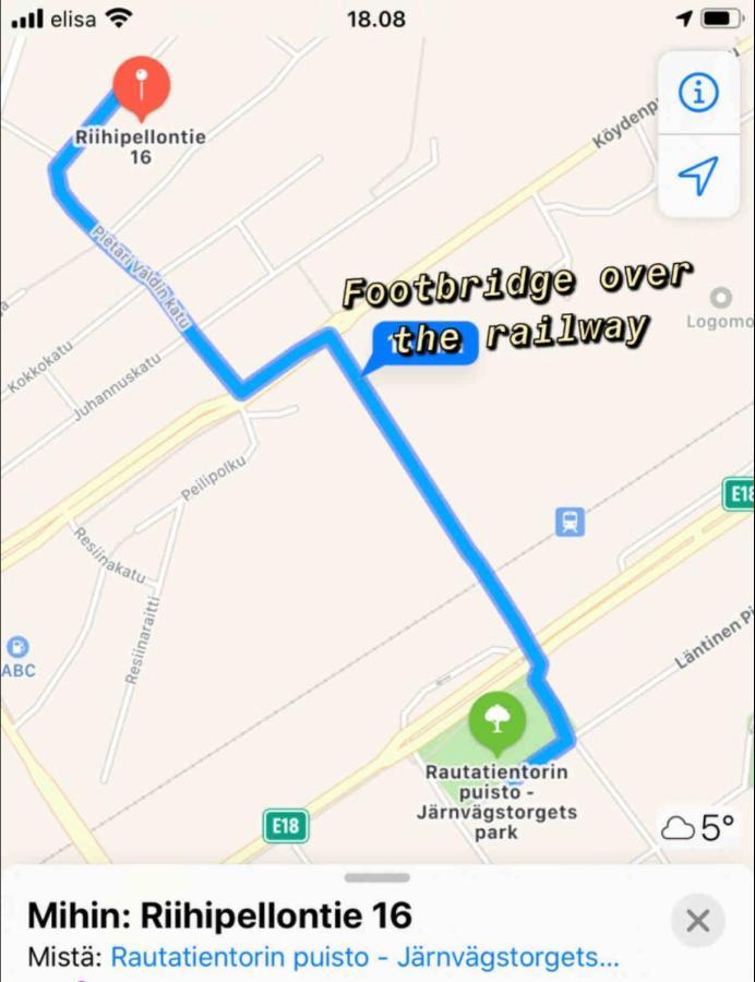 Puutaloyksioe 1 Km Turun Rautatieasemalta Lägenhet Åbo Exteriör bild